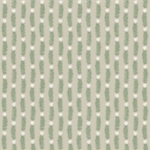 Beige & Green Eden Vertical Leaf Stripe Wallpaper