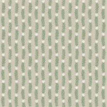 Beige & Green Eden Vertical Leaf Stripe Wallpaper