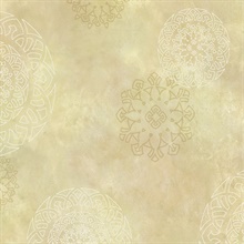 Beige Henna Medallion