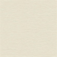 Beige Horizontal Stria Patterned Wallpaper