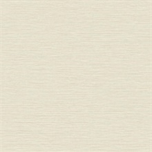 Beige Horizontal Stria Patterned Wallpaper