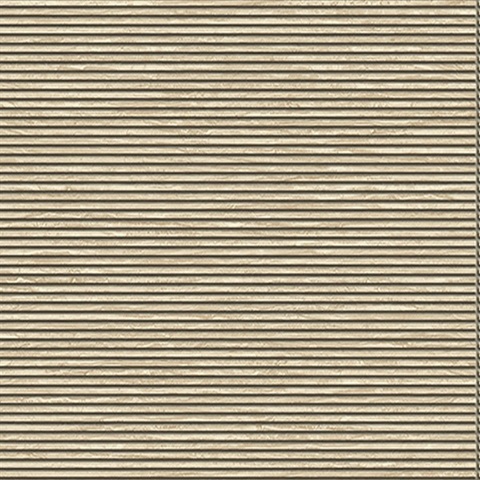 Beige Horizontal Stripe Slats Wallpaper