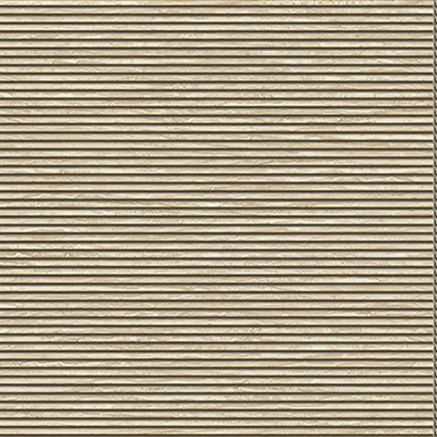 Beige Horizontal Stripe Slats Wallpaper