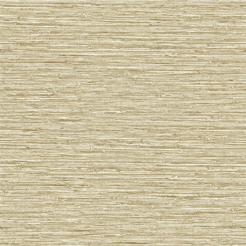 Beige Isla Jute Faux Grasscloth Wallpaper