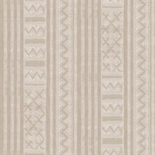 Beige Kotobi Trical Textile Wallpaper