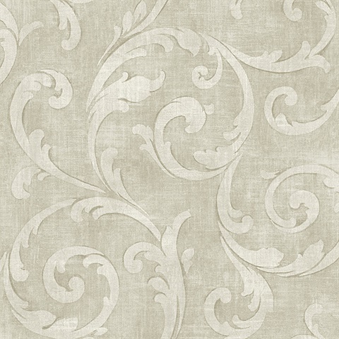 Beige Large Scroll