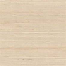 Maguey Natural Sisal Grasscloth Beige Wallpaper