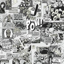 Beige Marvel Comics Pow! Wallpaper