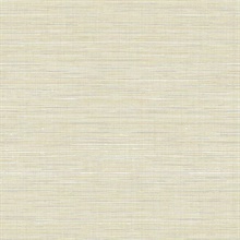 Beige Natural Blend Texture Textile String Wallpaper