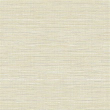 Beige Natural Blend Texture Textile String Wallpaper