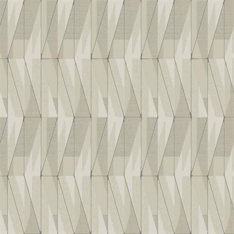 Beige On An Angle Geometric Wallpaper