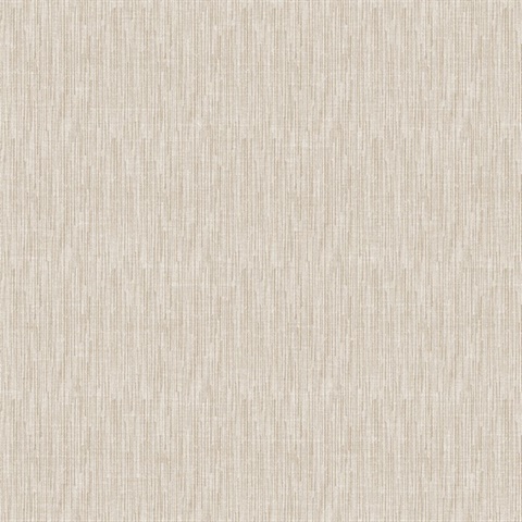 Beige Plain Faux Wallpaper