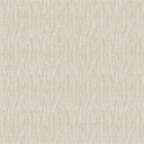 Beige Plain Faux Wallpaper