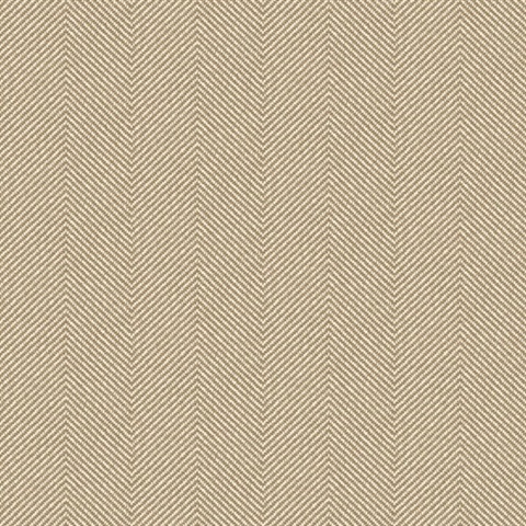 Beige Rattan Chevron Textured Wallpaper