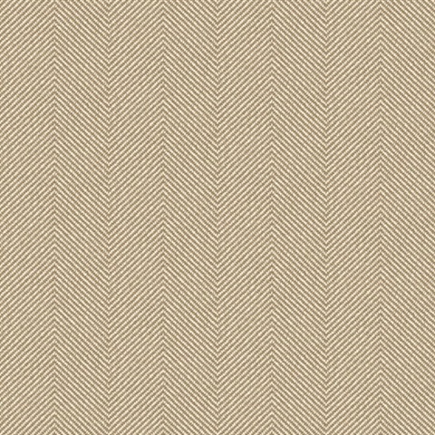 Beige Rattan Chevron Textured Wallpaper