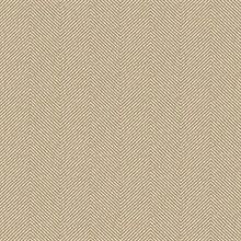 Beige Rattan Chevron Textured Wallpaper