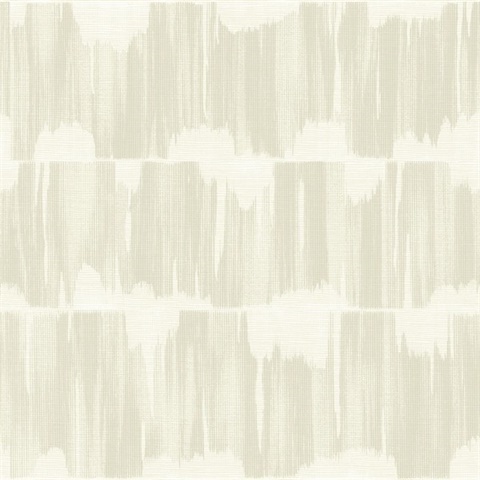 Beige Serendipity Coastal Wide Stripe Wallpaper