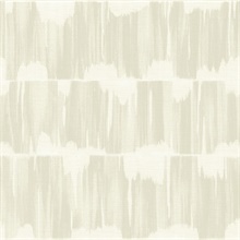 Beige Serendipity Coastal Wide Stripe Wallpaper