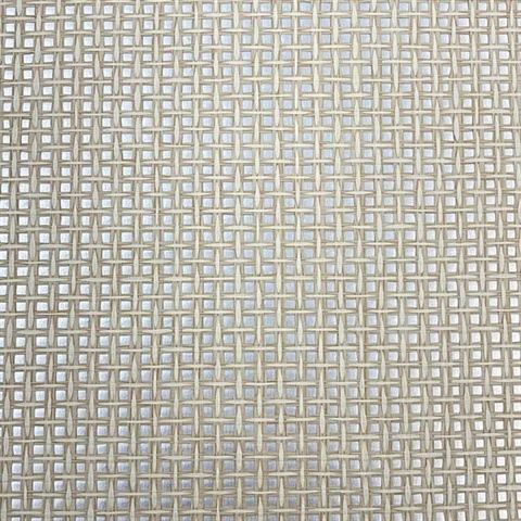 Beige & Silver Wallquest BX10174 Grid BX10174 Grasscloth Metallic Wall