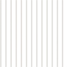 Beige Skinny Napkin Stripe Wallpaper