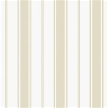 Beige Smart 3 Stripes Heritage Stripe Wallpaper