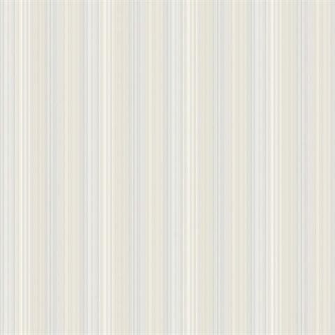Beige Smart Stripes 2 Pinstripe Wallpaper