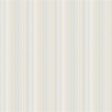 Beige Smart Stripes 2 Pinstripe Wallpaper