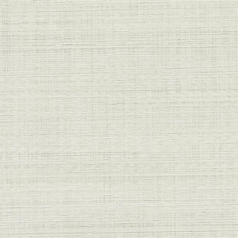 Beige Spun Faux Silk Textured Linen Wallpaper