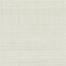 Beige Spun Faux Silk Textured Linen Wallpaper