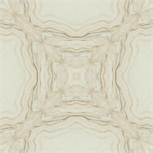 Beige Stone Kaleidoscope Wallpaper