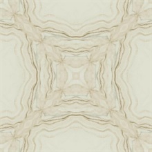 Beige Stone Kaleidoscope Wallpaper