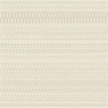 Beige Tapestry Stitch Textured Weave Wallpaper