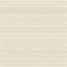 Beige Tapestry Stitch Textured Weave Wallpaper