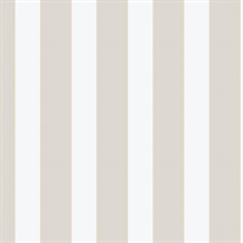 Beige & Taupe 1.25 In Stripe Wallpaper