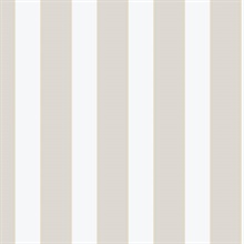 Beige & Taupe 1.25 In Stripe Wallpaper