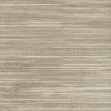 Beige & Taupe Natural Grasscloth Wallpaper