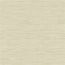 Beige Textured Faux Linen Wallpaper