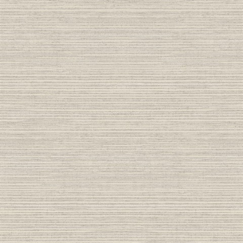 Beige Textured Grasscloth Wallpaper