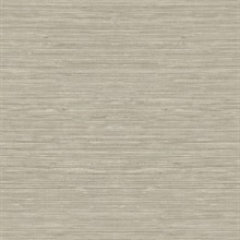 Beige Textured Grasscloth Wallpaper