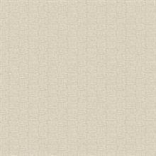Beige Textured Yarn Faux Wallpaper