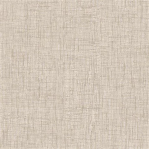 Beige Threaded Silk Wallpaper