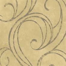 Beige Velvet Swirls