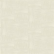 Beige Wicker Dot Geometric Rectangular Wallpaper