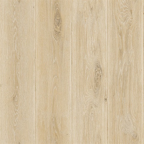 Beige Wood Plank Wallpaper (20 Oz Type II Fabric Backed Vinyl)