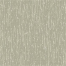 Beige Woodland Tree Twigs Wallpaper