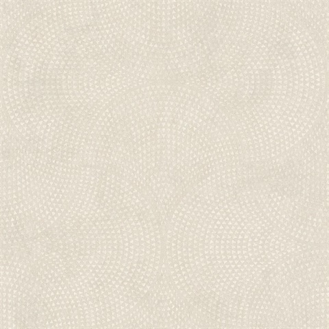 Bel Air Cream Geometric Fan Wallpaper