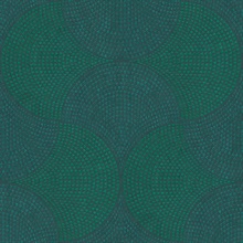 Bel Air Teal Geometric Fan Wallpaper