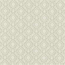 Bella Green Damask