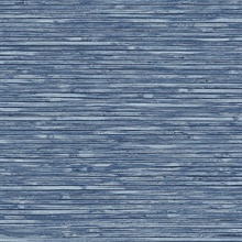 Bellport Denim Faux Textured Wood Slats Wallpaper