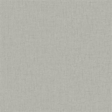 Bentley Grey Faux Linen Wallpaper